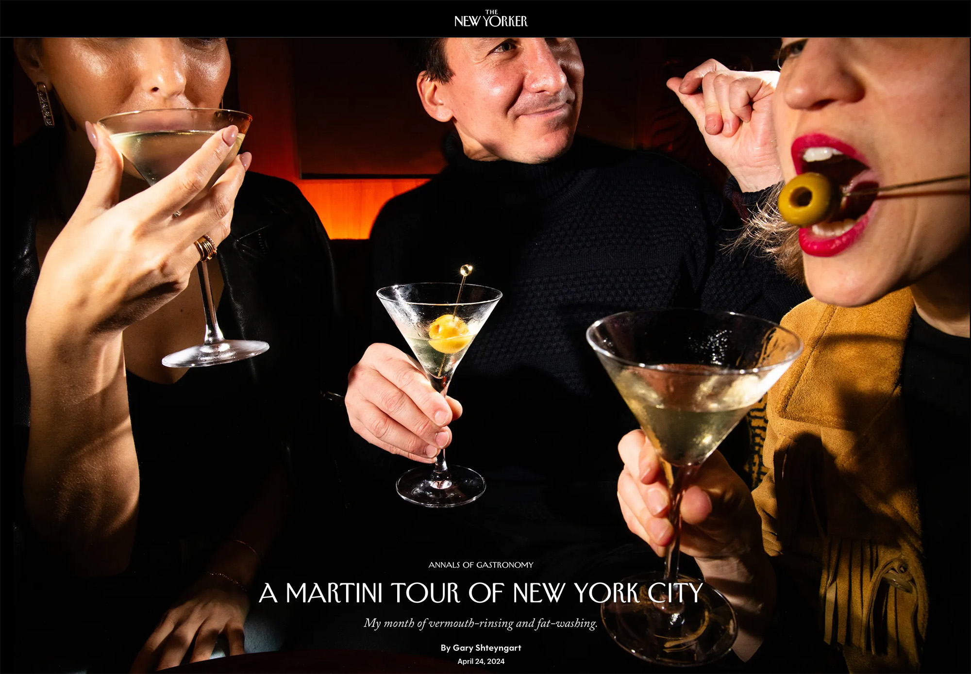 A Martini Tour of New York City